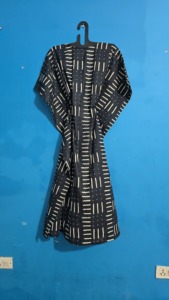 Vestido Kaftán Negro para Dama de Honor, Talla Grande, Estilo Boho, Kimono Maxi, Poncho Largo, Vestido de Fiesta Africano Bohemio - Product Image 4