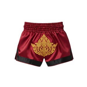 กางเกงมวยไทย MMA แบบยืดได้ น้ำหนักเบา สไตล์ไทยดั้งเดิม สำหรับคิกบ็อกซิ่ง มวยไทย ผู้ผลิต OEM/ODM - Product Image 2