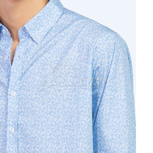 Vente directe usine – Chemises boutonnées en maille respirante sur mesure pour l'été, tissu doux et confortable, conçues pour tenues décontractées et formelles - Product Image 6