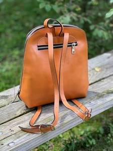 2026 New Stylish Hot Fashionable Hand Tooled Florals Carved 100% Genuine Leather Student Backpack Western Stylish Brown Backpack - Product Image 5