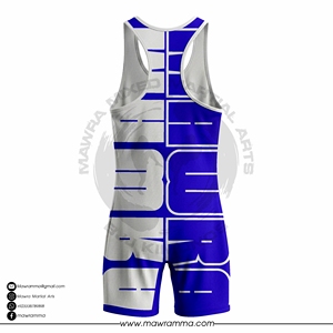 Singlet de Lucha Personalizado Mawra para Hombre, Sublimado, Transpirable, de Spandex, para Deportes de Contacto, Unisex - Product Image 6