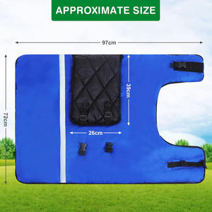 Manta Impermeable y Aislante de Alta Calidad para Terneros, Chaqueta de Tela Oxford Resistente al Viento para Ganado Recién Nacido, Abrigo Acolchado para Clima Frío - Product Image 2