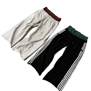 Pantalones Deportivos para Hombre 2026 con Diseño de Franja Lateral, Tela de Felpa de Algodón Suave, Cintura Elástica, Estilo Deportivo de Corte Holgado - Product Image 1