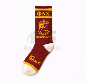 Chaussettes brodées de haute qualité pour les fraternités grecques, idéales pour les organisations et événements universitaires - Product Image 3