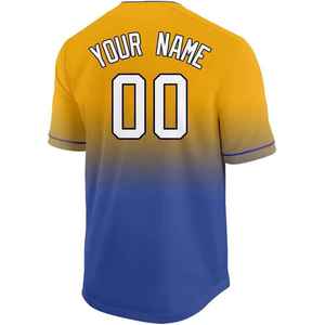 Maillot de baseball personnalisé en gros avec boutons, sublimation du nom et numéro de l'équipe, uniforme de baseball, concevez votre propre logo - Product Image 3