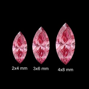 เพชร CVD 1.5 กะรัต ทรงมาร์คีส์ สีชมพูแฟนซี ระดับความสะอาด VVS2 ได้รับการรับรองจาก IGI เพชรเพาะเลี้ยงในห้องปฏิบัติการ 3EX ผู้จัดจำหน่ายเพชรราคาส่งสำหรับผู้ซื้อเพชร B2B ระดับโลก - Product Image 5