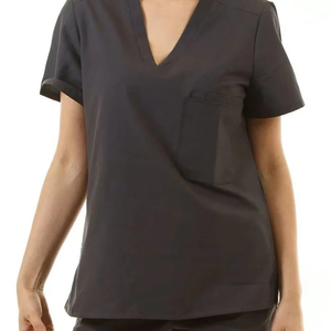 Uniformes Médicos Unisex, Conjuntos de Uniformes para Enfermeras, Bata de Laboratorio Médica Tejida, Impermeable, para Uso Hospitalario, Spandex/Poliéster - Product Image 4