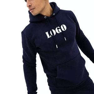 Wholesale Solid Winter Breathable Quick Dry <b>Fleece</b> <b>Zipper</b> Men's Street Wear Pullover Hoodie Best Quality Reasonable Price - Product Image 3