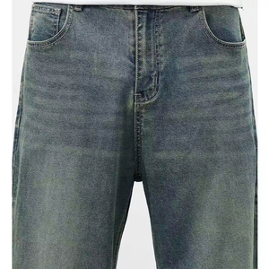 Pantalones Vaqueros para Hombre, Corte Recto, Estilo Urbano, Blancos, Ajustados, Lavados, Elásticos, de Alta Calidad - Product Image 6