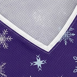 Maillot de baseball de Noël en tissu à séchage rapide, avec un style festif et des coutures renforcées pour une utilisation active saisonnière - Product Image 4