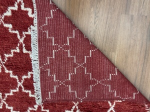 Elegante Alfombra de Lana Hecha a Mano Estilo Marroquí, Alfombra Premium para Decoración Moderna del Hogar - Product Image 4