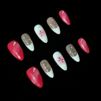Faux ongles faits à la main en gros, prix de gros, styles variés, fabrication sur commande ODM, faux ongles de qualité supérieure, livraison mondiale