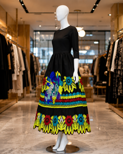 New Design Islander Style Micronesia Skirt Chuuk Guam Marshall Mumu Embroidery Fabrics Skirts Quality Micronesian Skirts - Product Image 4
