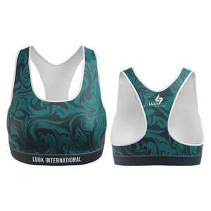 Premium Quality Racerback Sports <b>Bra</b> Removable Padded Design Breathable Quick Dry Activewear OEM Manufacturer - Product Image 3
