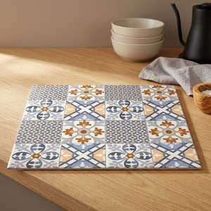 Marocain Rétro Céramique Vert 400x400 Salle de bain Cuisine Carrelages de sol en porcelaine antidérapants 40x40cm Carrelages de sol en céramique - Product Image 6