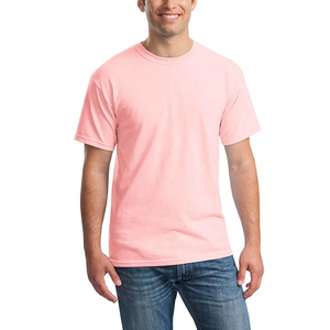 เสื้อยืดเปล่าคุณภาพสูง 100% ผ้าฝ้าย ขายส่ง เสื้อยืดผู้ชายเนื้อหนา รับสกรีนลาย เสื้อยืดผู้ชายแบบสั่งทำ - Product Image 1