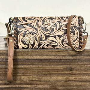 Nouvel Arrivage 2026 – Sac Mini Bandoulière en Cuir Véritable de Vache avec Motifs Floraux et Sangle Réglable pour Femme – Vente en Gros - Product Image 6