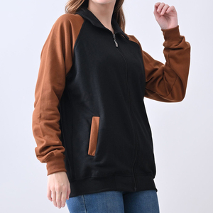 Women Oversized Hooded Fleece Jacket Full <b>Zipper</b> Thick Warm Autumn Winter Outerwear - Product Image 3