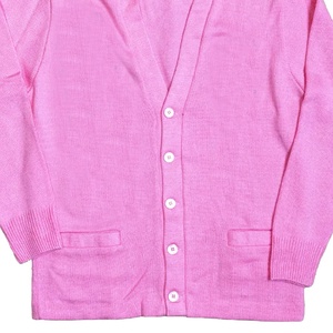 Women's Custom Knit Plus Size Breathable V-neck Casual <b>Cardigan</b> <b>Sweater</b> Autumn Winter College and sorority Style - Product Image 3