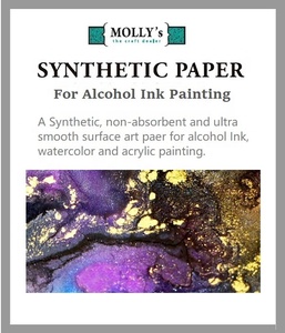Papier synthétique noir A4 200 g/m² en gros pour peinture à l'encre à l'alcool - Product Image 3