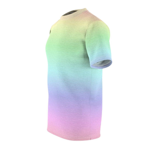 Men's Gradient Color Short Sleeve T-Shirt O-Neck Casual <b>Knitted</b> Regular Fit 100% Cotton Breathable Solid Design 2026 - Product Image 5