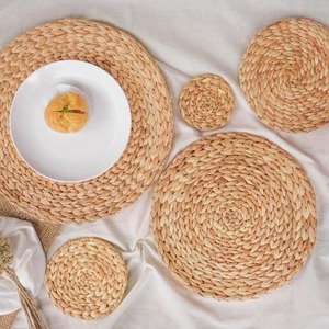 Manteles Individuales Redondos de Seagrass Natural Tejido Ecológico, Manteles de Seagrass para Decoración de Mesa, Hechos en Vietnam - Product Image 6