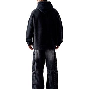 Sudaderas con Capucha de Moda para Hombre, Estilo Urbano, Talla Grande, Logotipo Personalizado, Sudadera de Forro Polar, Fabricante de Marca Privada al por Mayor, OEM, EE. UU. - Product Image 5