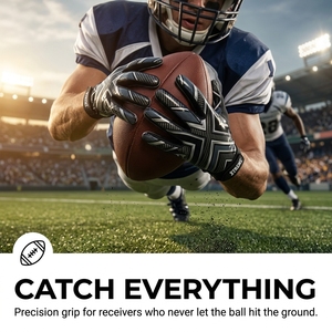 Gants d'entraînement de baseball personnalisés avec sangle de poignet réglable, gants de capture, gants d'entraînement au fielding, dos en maille respirante, pour jeunes et adultes - Product Image 6