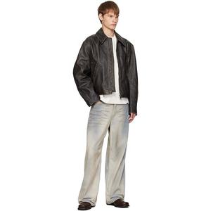 Chaqueta de Invierno para Hombre XS, Estilo Urbano, Piel de Vaca y Lona, Ecológica, Transpirable, Resistente al Viento, Ligera y Personalizable, Gran Venta - Product Image 4