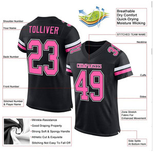 <b>Top</b> quality Custom logo Wholesale High manufacturer new style Best material With cheap rate American Football Uniform Jursey - Product Image 2