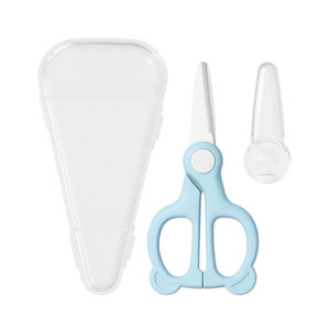 Tijeras para bebés de diseño personalizado con punta redondeada para el cuidado delicado de las uñas, aseo infantil y cuidado personal diario. - Product Image 6