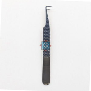Eyelash Tweezers Thin Point Stainless Steel Anti-<b>slip</b> Handle Anti-Static Customizable Logo & Packaging - Product Image 2