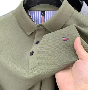 Chemise décontractée en maille Oxford personnalisée pour hommes et femmes, à manches courtes, anti-plis, séchage rapide, pour le golf - Product Image 3