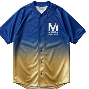 เสื้อเบสบอลแบบซับลิเมชั่นขายส่ง ออกแบบตามสั่ง เนื้อผ้านุ่ม ระบายอากาศได้ดี แห้งเร็ว ชุดยูนิฟอร์มทีมมืออาชีพ - Product Image 1