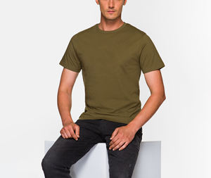 Camiseta de Cuello Redondo de Algodón Hecha a Medida, Camiseta con Logotipo Gráfico Impreso en Serigrafía Digital Personalizada, Camiseta Suave Regular para Hombre - Product Image 2