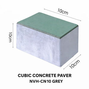 Dalles de pavage en béton rectangulaires emboîtables NVH-10cm avec garantie de 5 ans, design moderne - Product Image 2