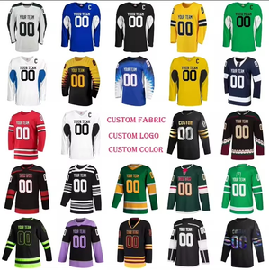 Sudaderas personalizadas de manga larga para hombre, de hóquei sobre hielo, de forro polar, poliéster, sublimadas, uniformes de hóquei. - Product Image 4