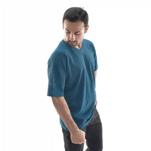 Camisetas Extra Grandes, Camisetas Lisas de Manga Corta, Camisetas de Algodón en Blanco, Camisetas de Talla Grande para Hombre - Product Image 1