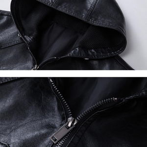 2026 Men's <b>Leather</b> <b>Vest</b> Customized Genuine Biker Motorcycle Thick Winter Knitted Wear With Pocket Decoration OEM Serviced - Product Image 5