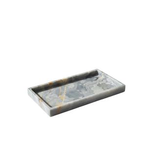 Bandeja rectangular vintage de piedra natural hecha a mano, organizador decorativo para encimera, para decoración del hogar y regalos. - Product Image 2