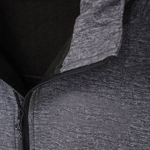 Chaqueta Gris Personalizada con Capucha para Exteriores, Ropa Casual para Invierno con Puños Ajustables, Bolsillos con Cremallera y Protección Contra el Viento - Product Image 3