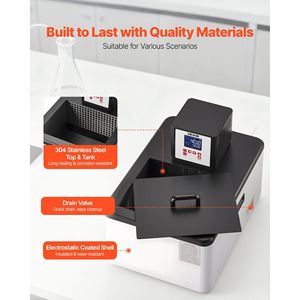 Bagno Termostatico a Circolazione d'Olio per Laboratorio, Alta Temperatura 30 L, Temperatura Costante 300 Gradi Celsius/572 Gradi Fahrenheit - Product Image 5