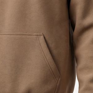 Sweat-shirt à capuche surdimensionné personnalisé pour couple, en molleton de coton, avec broderie et design uni, cadeaux d'automne personnalisés - Product Image 5