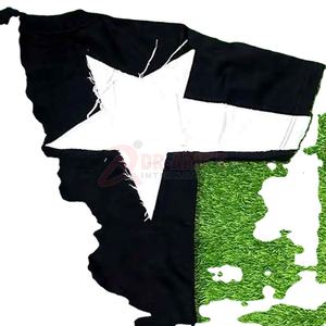 Men's 100% Cotton Heavyweight Vintage Boxy T-Shirt Streetwear Fashionable Distressed Tee with Embroidery Men's T-Shirts - Product Image 5