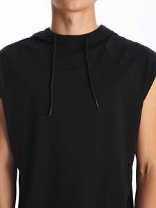 Meilleure Vente – Vente en Gros Usine – Sweat à Capuche Homme Sans Manches, Nouveau Style, Personnalisable avec Logo OEM – Streetwear - Product Image 3