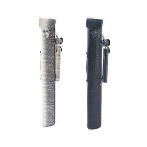 Estuche para taco de billar VIBRANT con diseño de cocodrilo y lagarto, serie 1/2, modelo 1B2S, para tacos de billar y billar americano. - Product Image 1