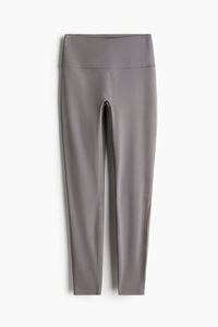 High Waist Full Length Yoga <b>Leggings</b> With <b>Pockets</b> Textured Print Spandex Polyester Four-Way Stretch Pants Breathable - Product Image 3
