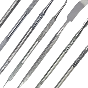 7 Pcs Wax Carving Tool <b>Set</b> Metal <b>Clay</b> Pottery Sculpting Tools Double Ended Stainless Steel Dental Lab Kit - Product Image 6