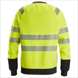 เสื้อเชิ้ตนิรภัยสะท้อนแสงสีเหลืองดำ แขนยาว ระดับ Class 2 สำหรับงานอุตสาหกรรม - Product Image 2