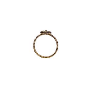 Wedding Wear 925 Sterling <b>Silver</b> Gold Plated Jewelry <b>Emerald</b> Gemstone Women Wear Classic <b>Ring</b> - Product Image 3